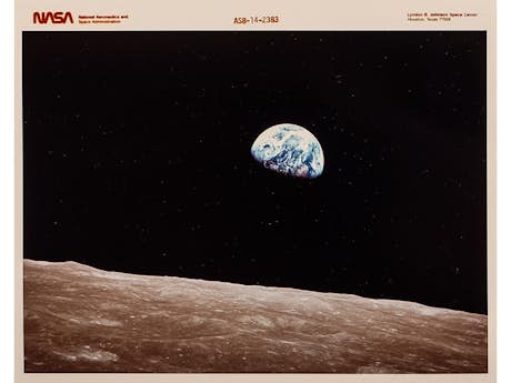 Apollo 8 mission Nasa code AS8-14-2383